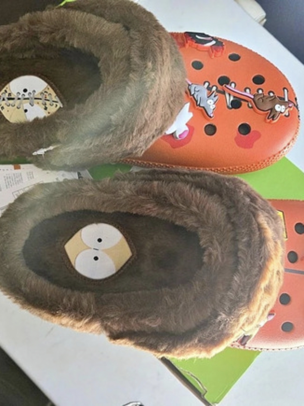 Crocs South Park x Crocs Classic Lined Clog 'Kenny' Orange unisex size w10 m8 - Picture 4 of 5